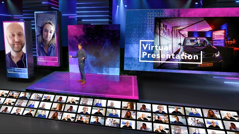 Backdrop tương tác sử dụng công nghệ VR-AR-MR-XR, thực tế ảo