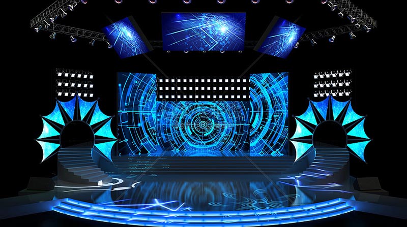 Backdrop ánh sáng LED với hiệu ứng ánh sáng đa dạng