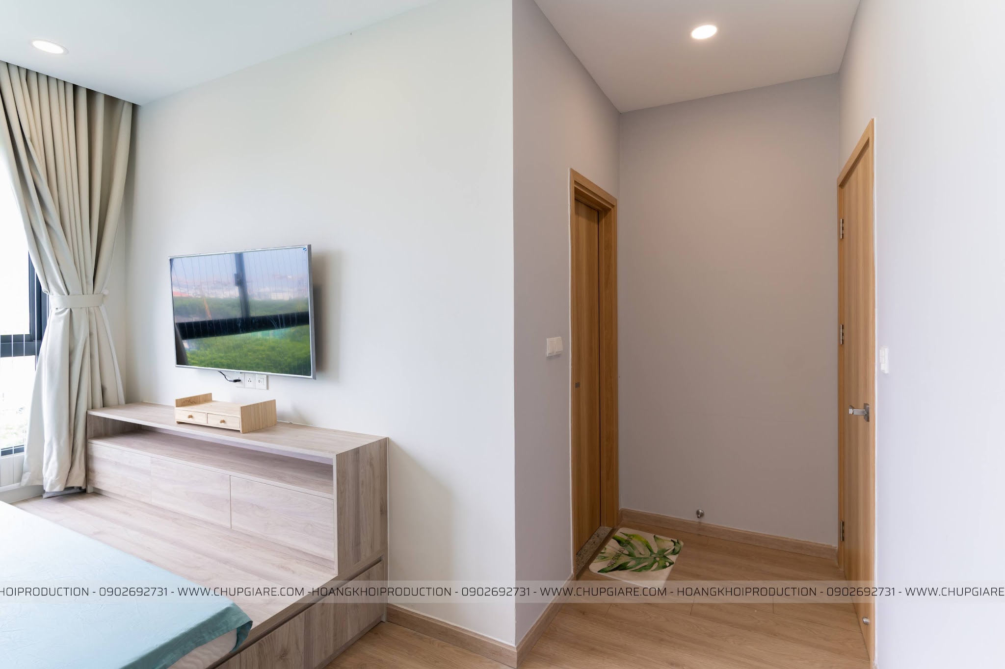 Mẫu nội thất căn hộ chung cư 50m2 tối giản