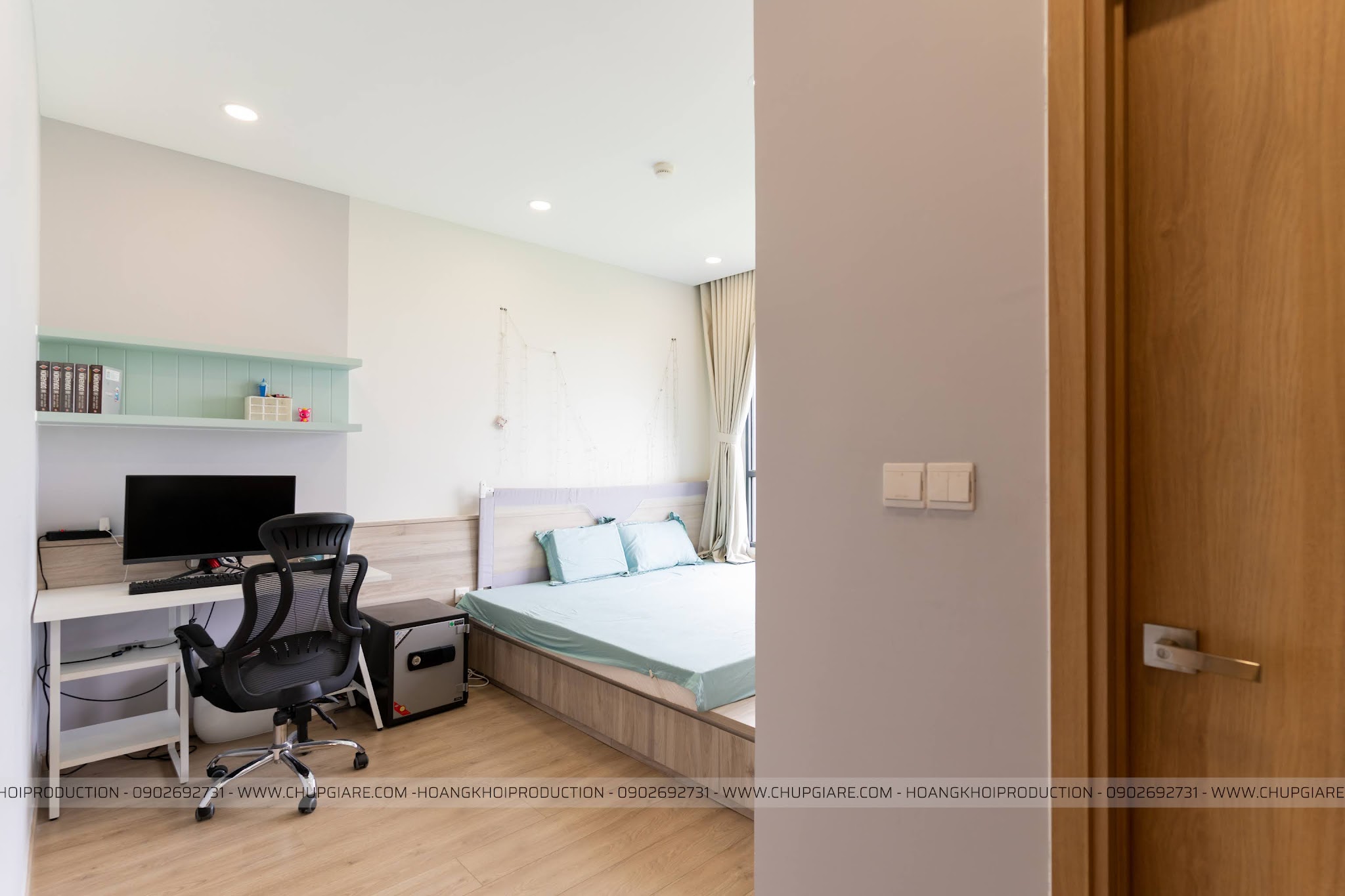 Mẫu thiết kế nội thất căn hộ chung cư 82m2 phong cách tối giản