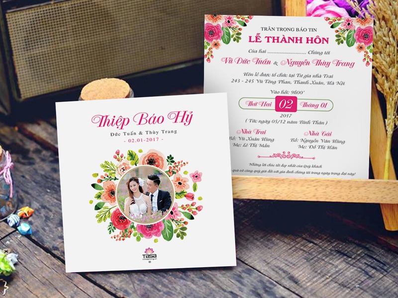 Cách ghi thiệp báo hỷ như thế nào?