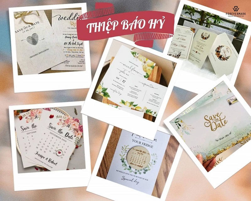 Các loại thiệp báo hỷ hiện nay