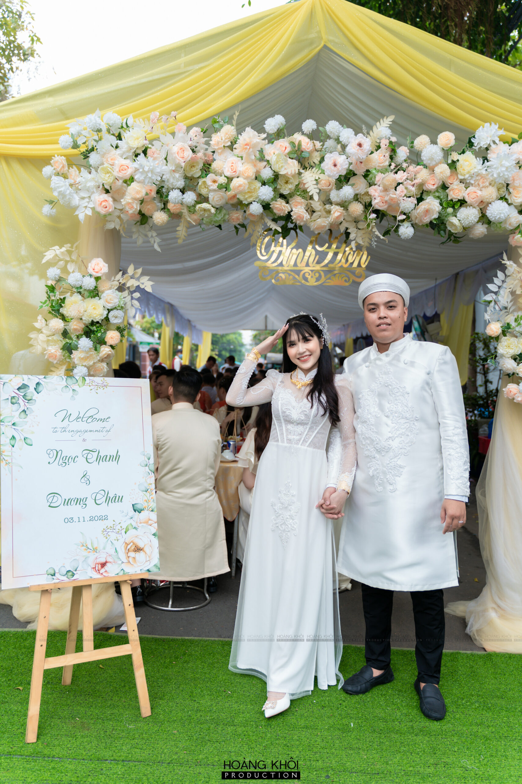 bộ ảnh phóng sự lễ đính hôn Ngọc Thanh & Dương Châu tại Quận Tân Phú
