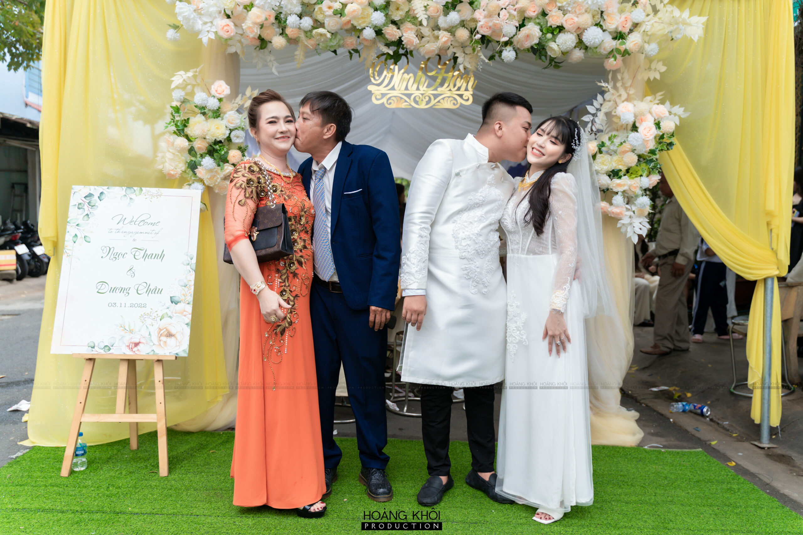 bộ ảnh phóng sự lễ đính hôn Ngọc Thanh & Dương Châu tại Quận Tân Phú
