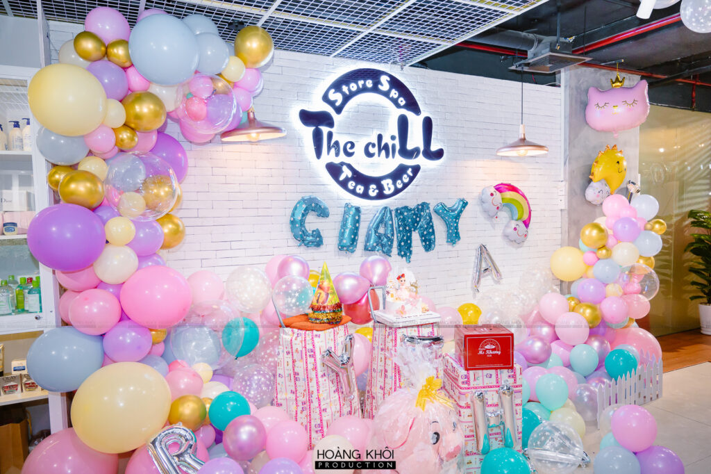 Hoàng Khôi Production chụp ảnh sinh nhật cho bé tại không gian chill